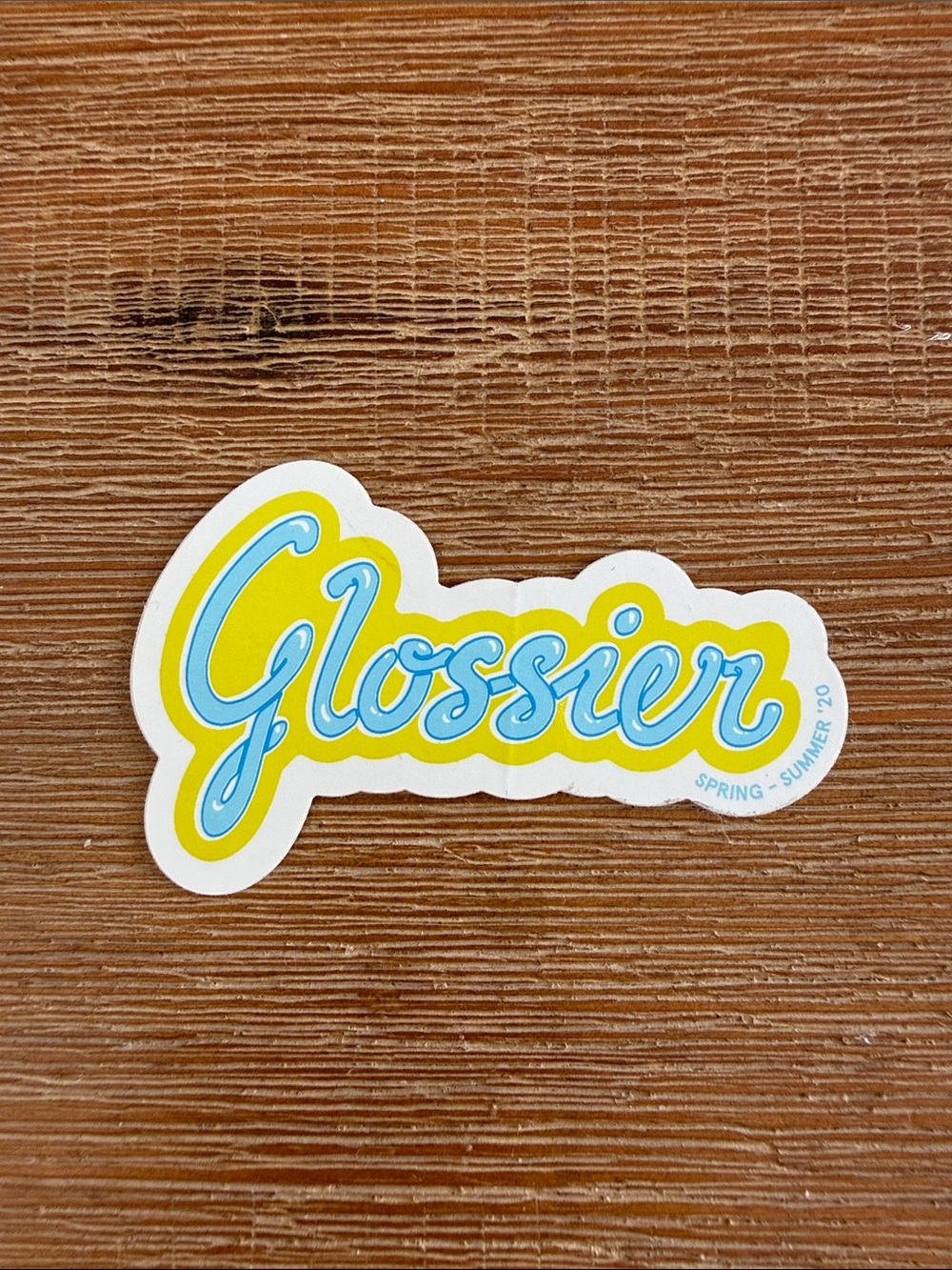 Glossier sticker Spring Summer 2020